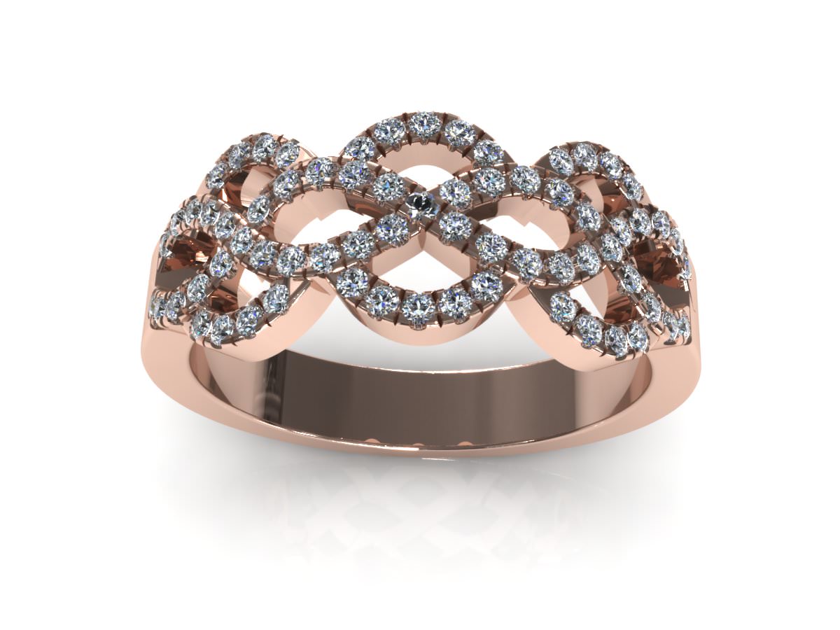 C3D Diamond Ring 004 3D print model_2