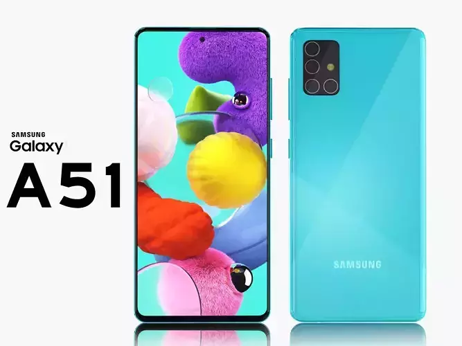 samsung galaxy a51 3D model