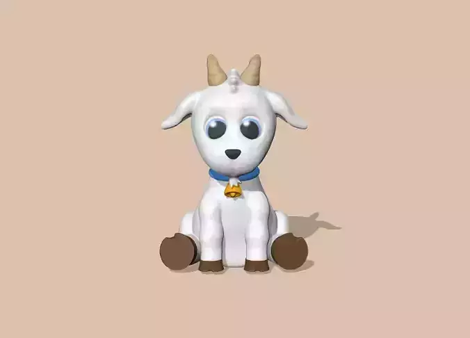 A Cute Goat to decorate and play