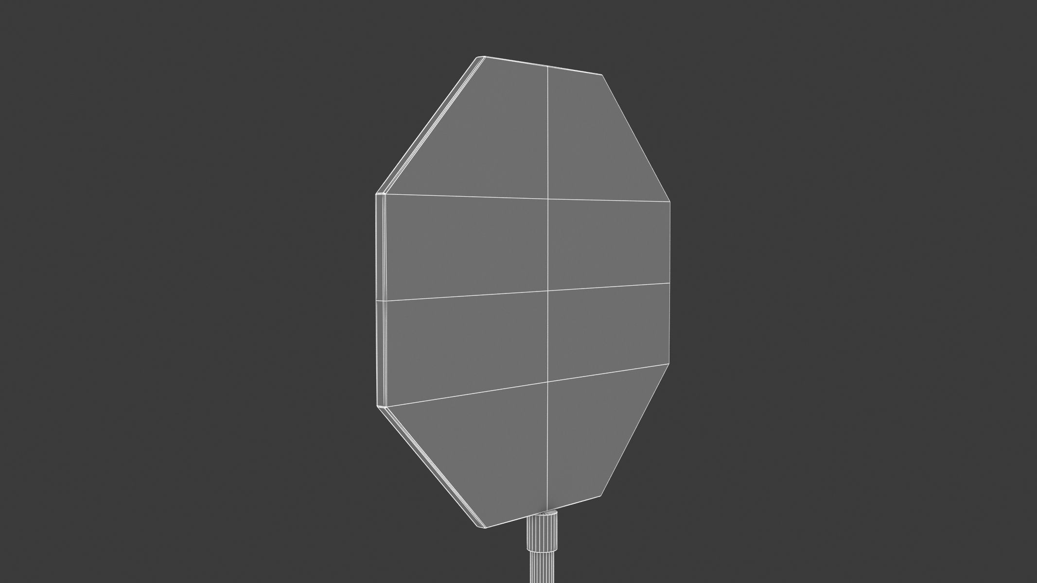 Street Sign 02 3D model_7