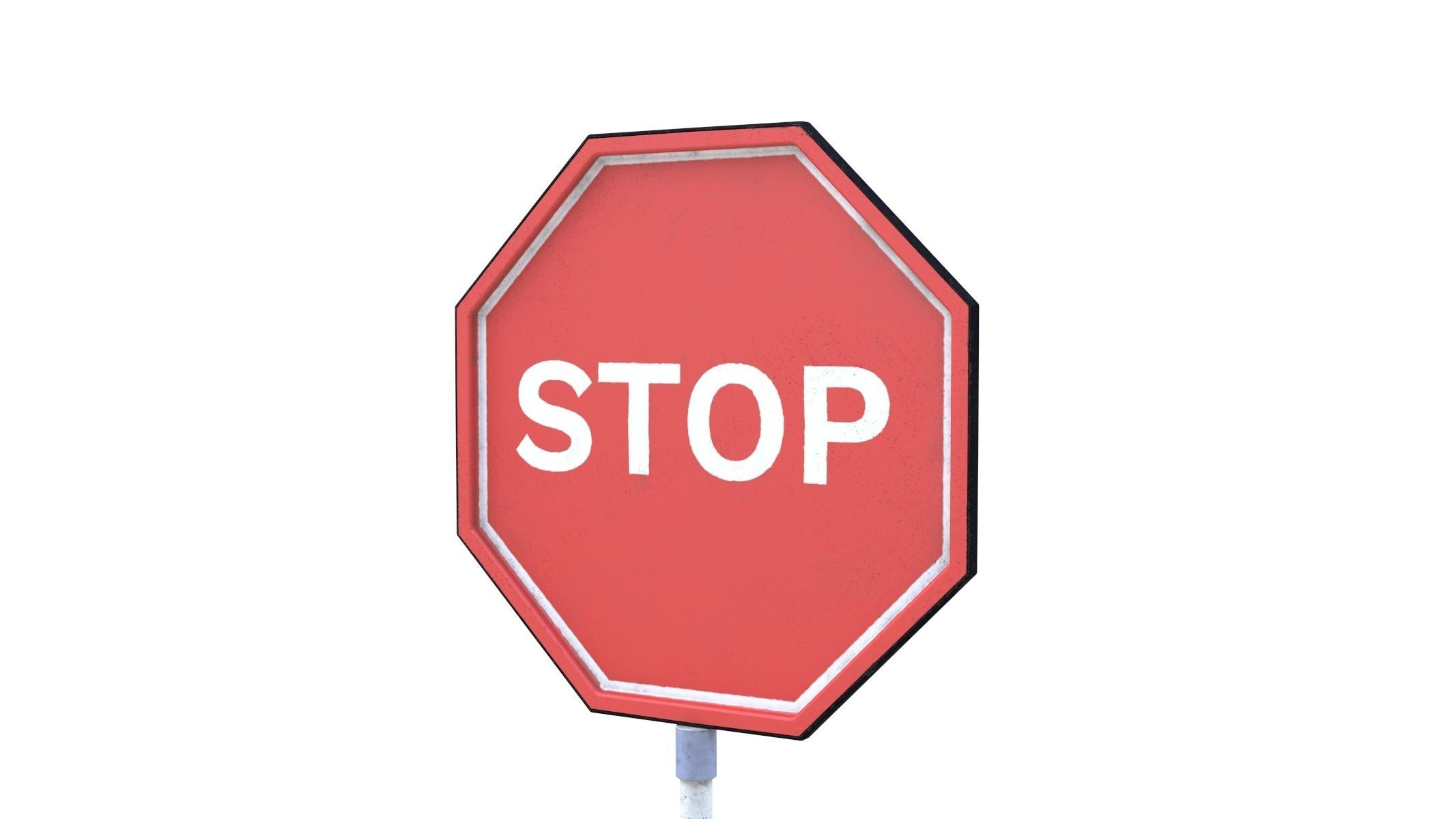 Street Sign 02 3D model_3