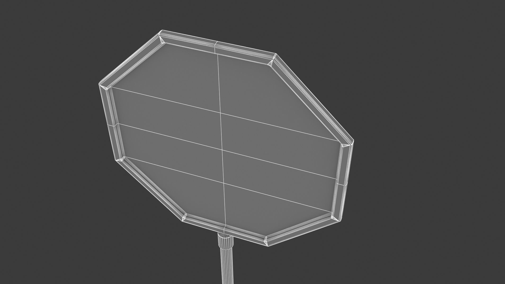 Street Sign 02 3D model_9