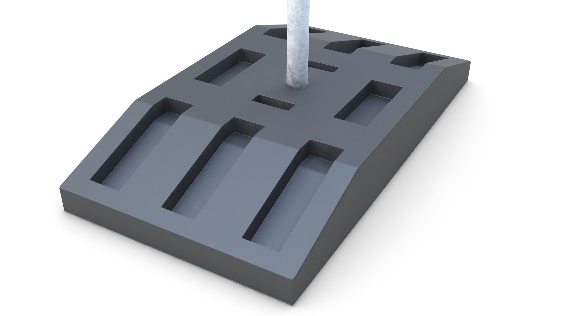 Street Sign 02 3D model_4