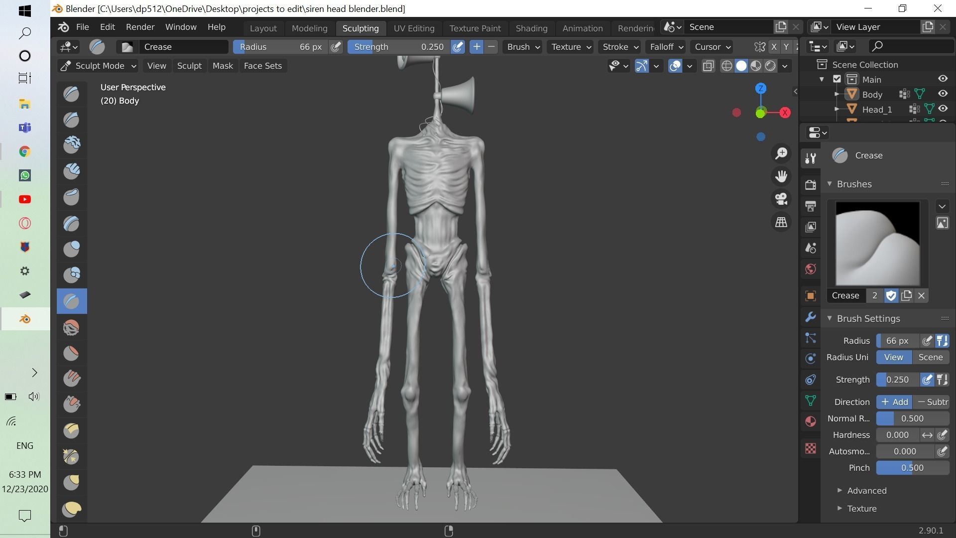 siren head 3D model_17