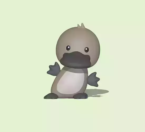 A Platypus to decorate and play 3D print model