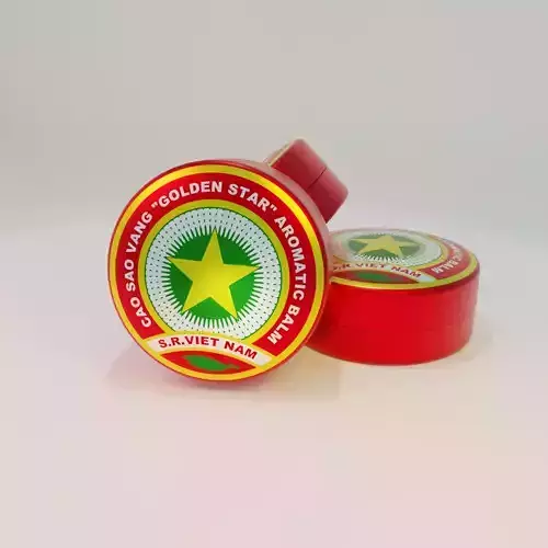 Vietnam Golden Star Balsam Cao Sao 3D Model