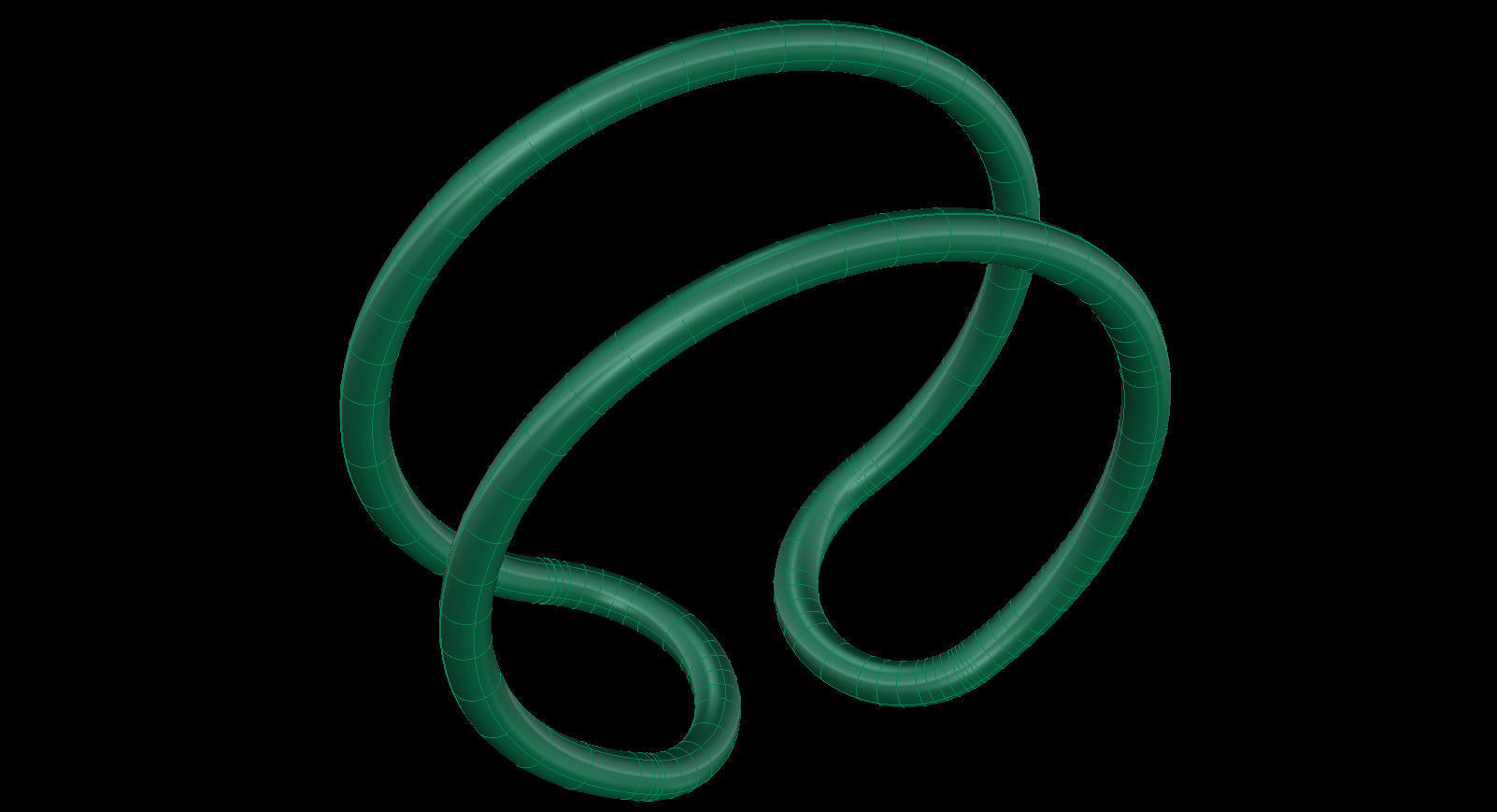 Minimal Double Wire Ring 3D print model_16