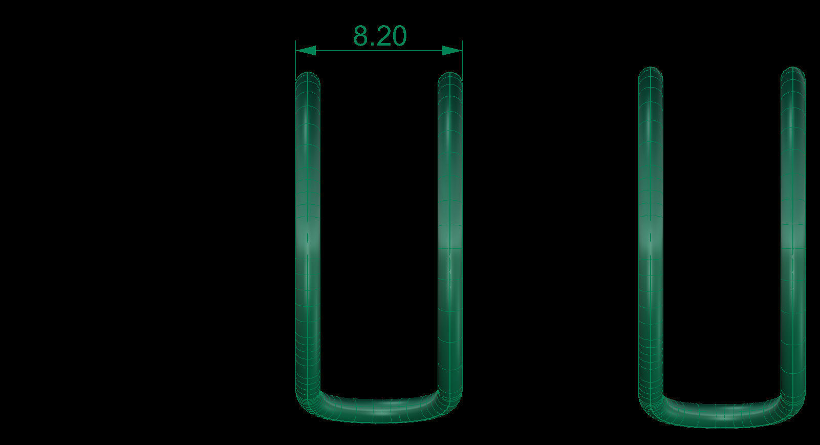 Minimal Double Wire Ring 3D print model_14