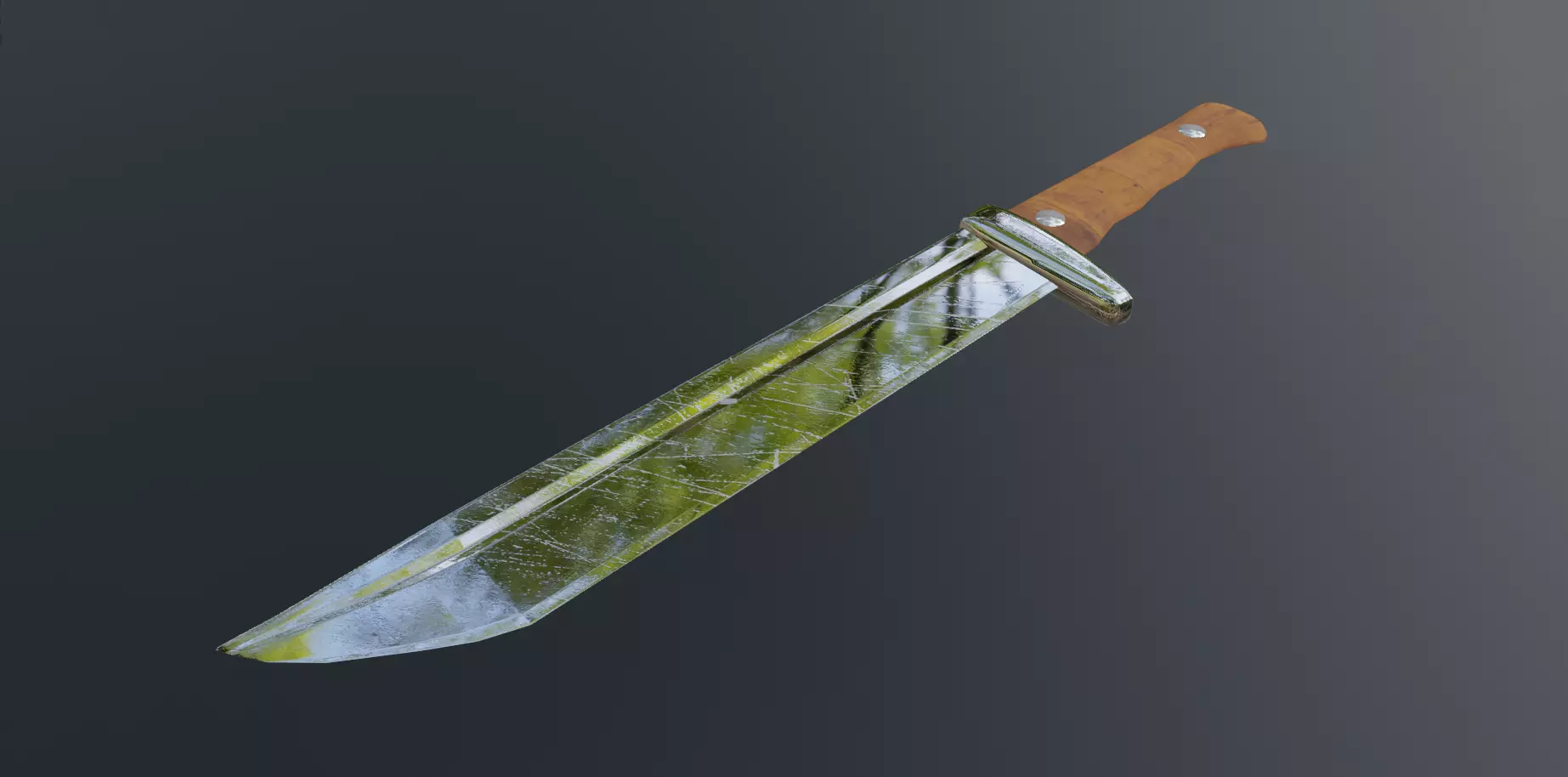 Hunting knife Free 3D model