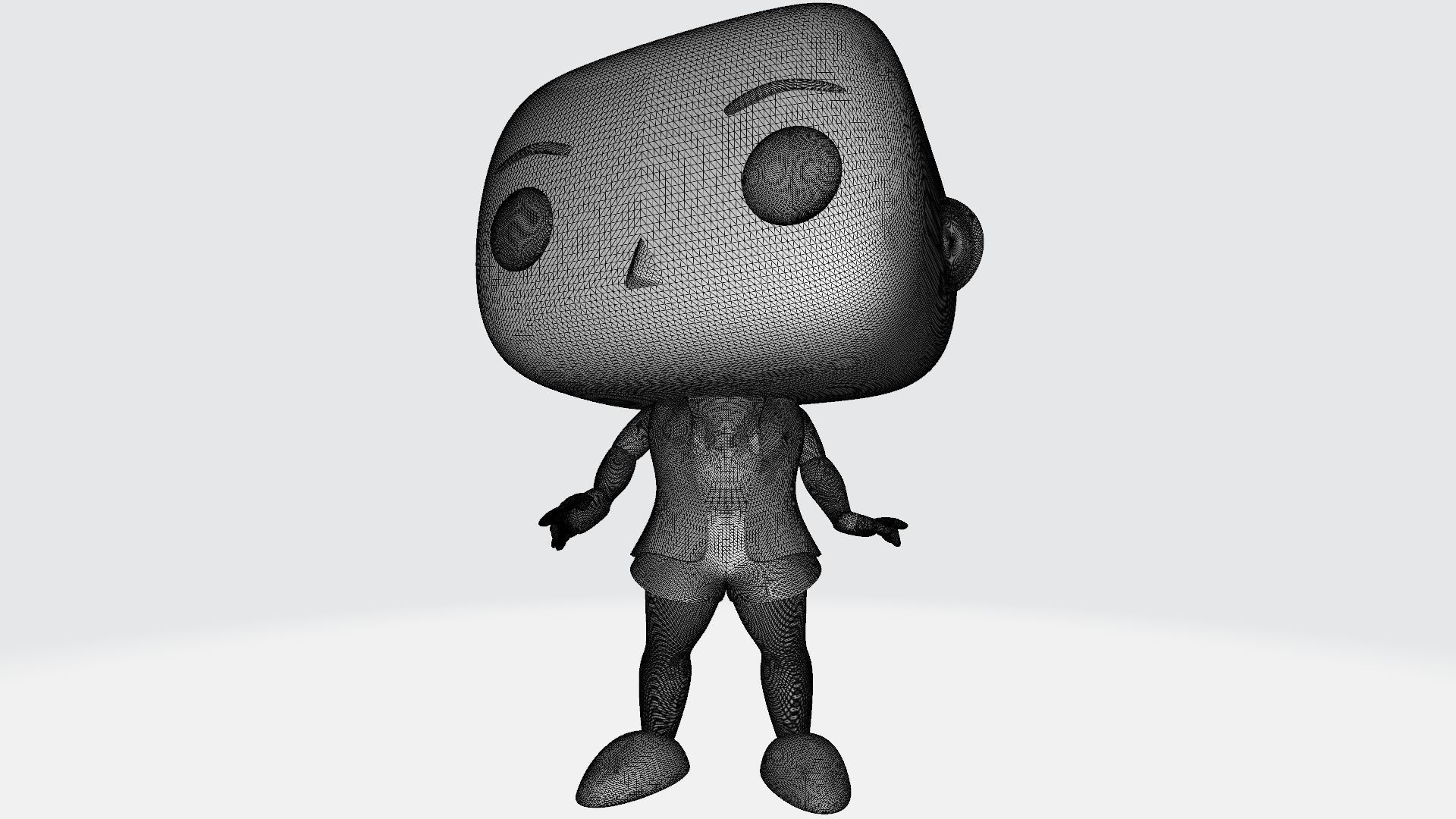 Custom Pop DIY Generic Human Woman Customizable 3D print model_9