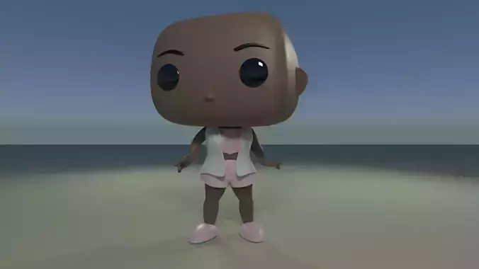 Custom Pop DIY Generic Human Woman Customizable 3D print model Custom Pop DIY Generic Human Woman Customizable 3D print model