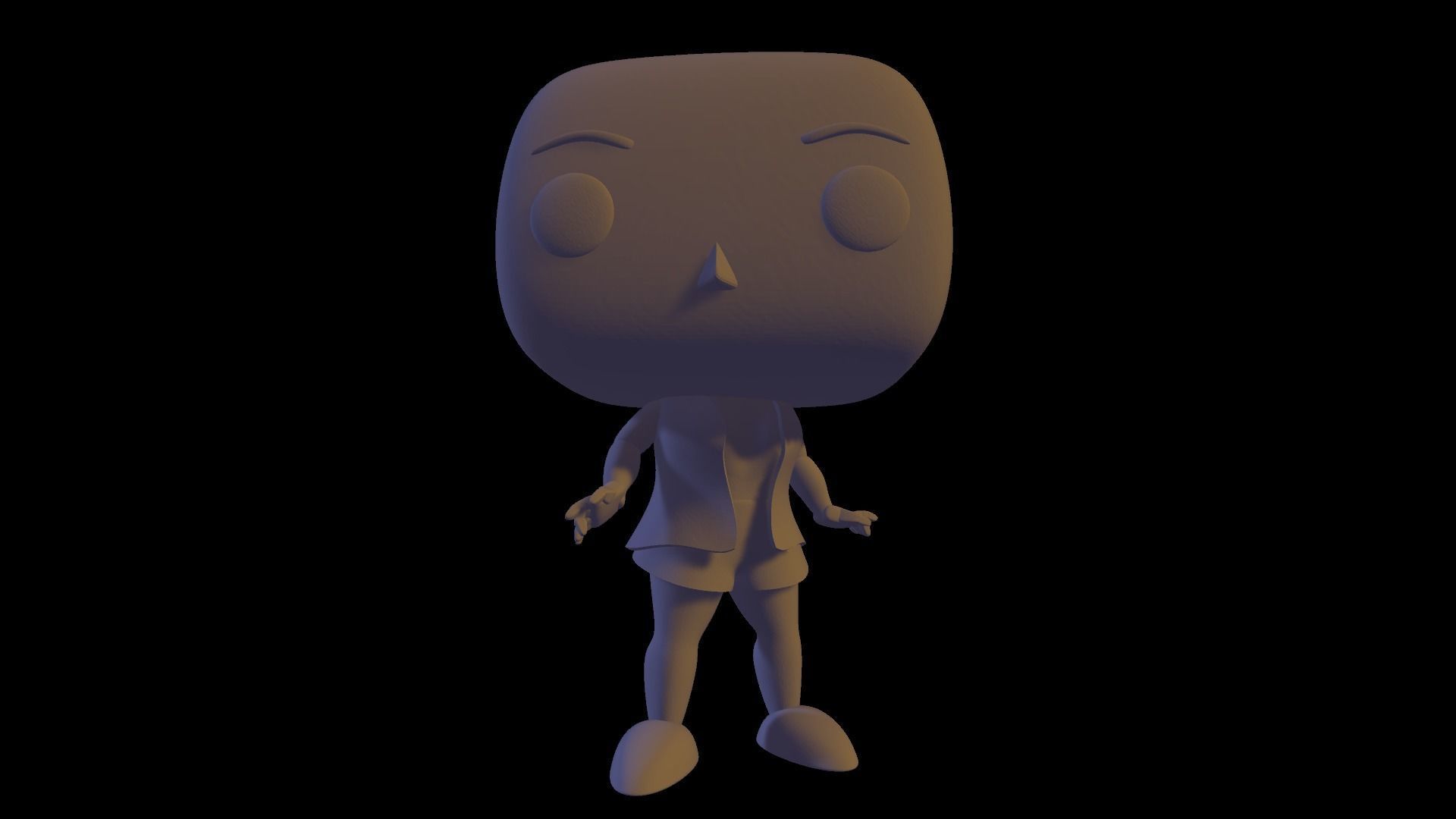 Custom Pop DIY Generic Human Woman Customizable 3D print model_5