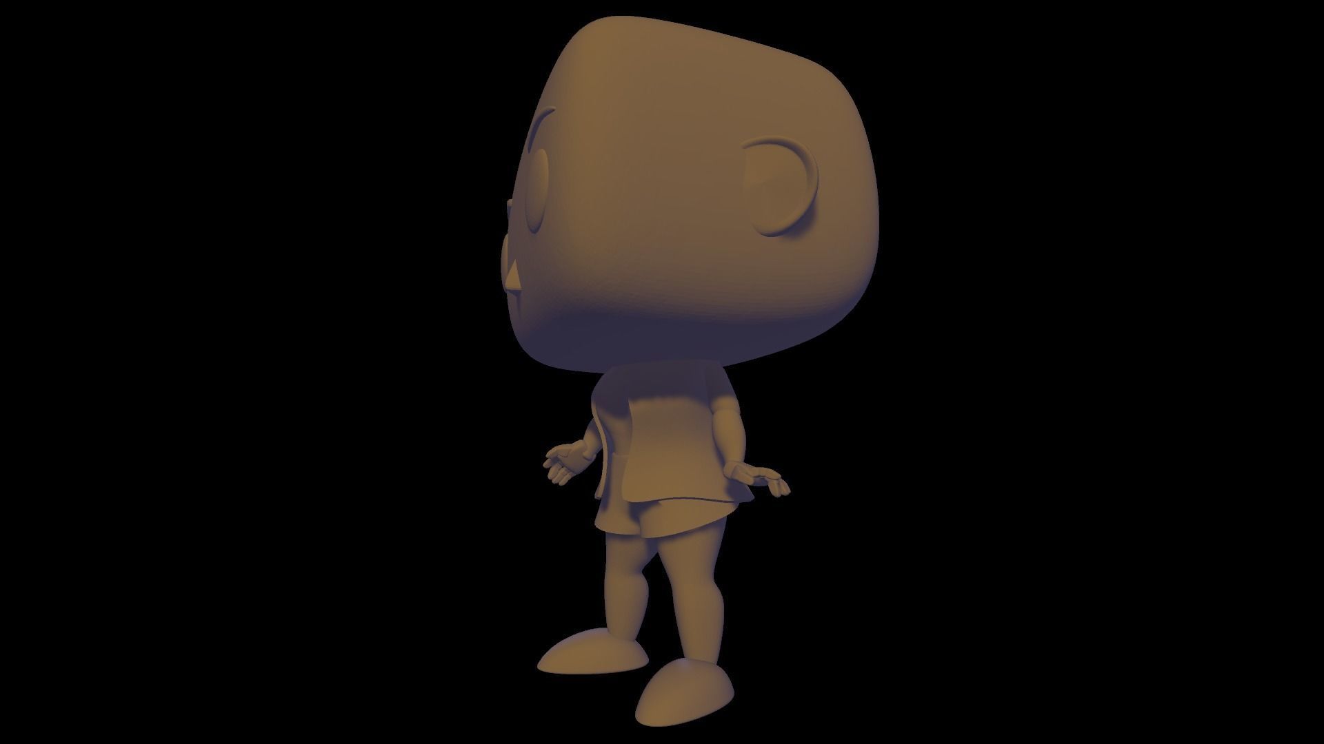 Custom Pop DIY Generic Human Woman Customizable 3D print model_8