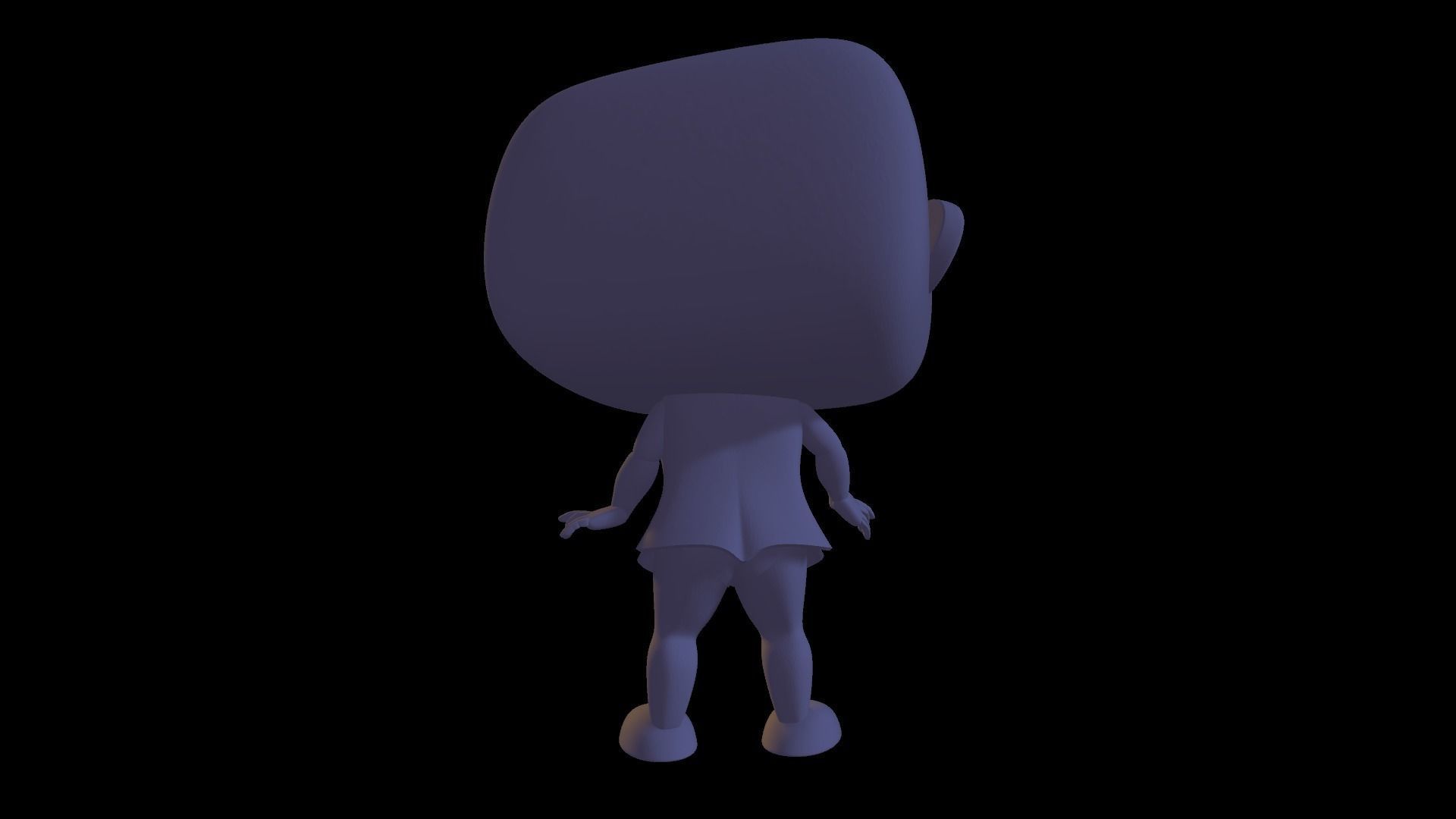 Custom Pop DIY Generic Human Woman Customizable 3D print model_6