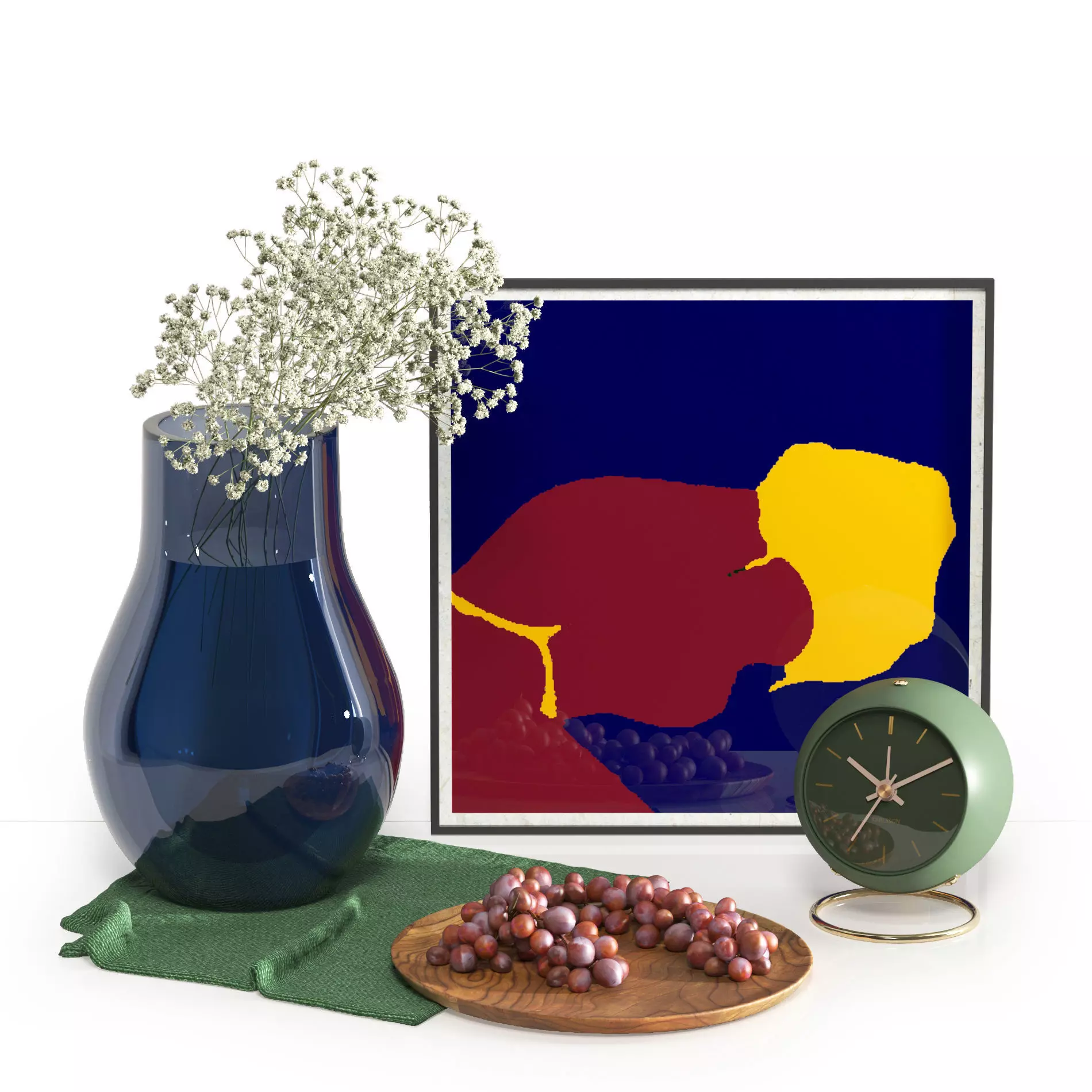 decorative set mj03 3D model