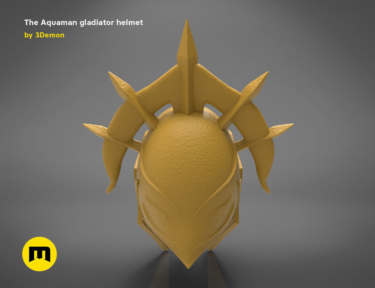 Aquamans gladiator helmet 3D print model_11