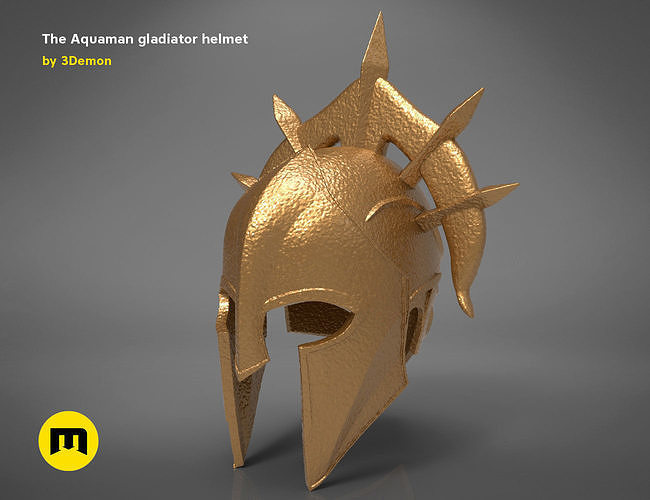 Aquamans gladiator helmet 3D print model