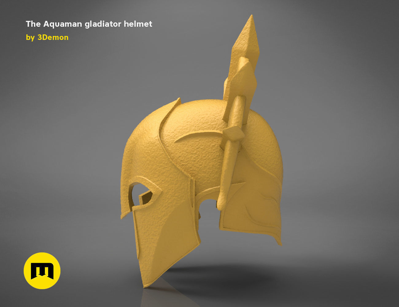 Aquamans gladiator helmet 3D print model_10