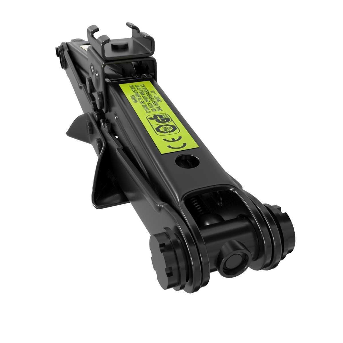 Scissor Jack  Car  with Hand Crank Portable RV Stabilizers  3D model_4