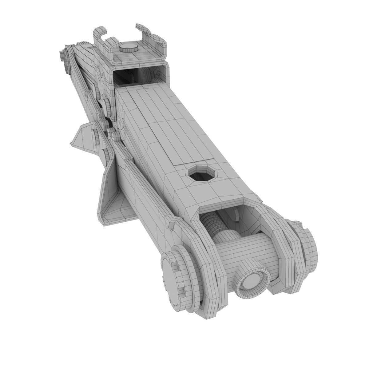 Scissor Jack  Car  with Hand Crank Portable RV Stabilizers  3D model_5