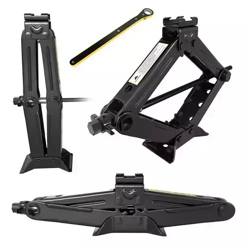 Scissor Jack  Car  with Hand Crank Portable RV Stabilizers  3D model