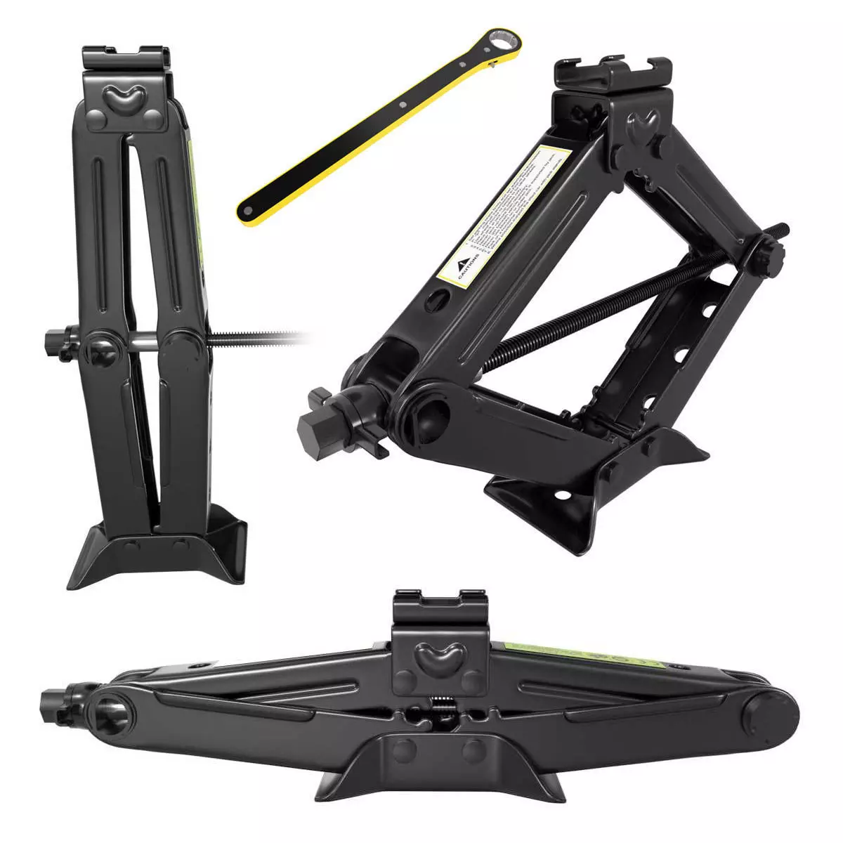 Scissor Jack  Car  with Hand Crank Portable RV Stabilizers  3D model_0