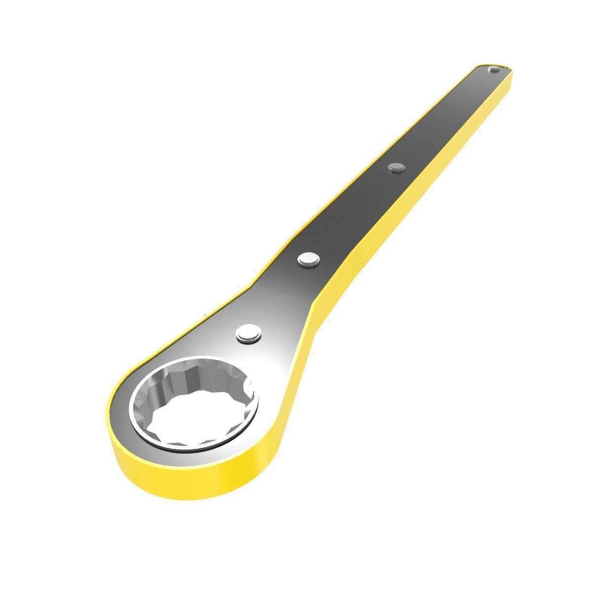 Scissor Jack  Car  with Hand Crank Portable RV Stabilizers  3D model_15