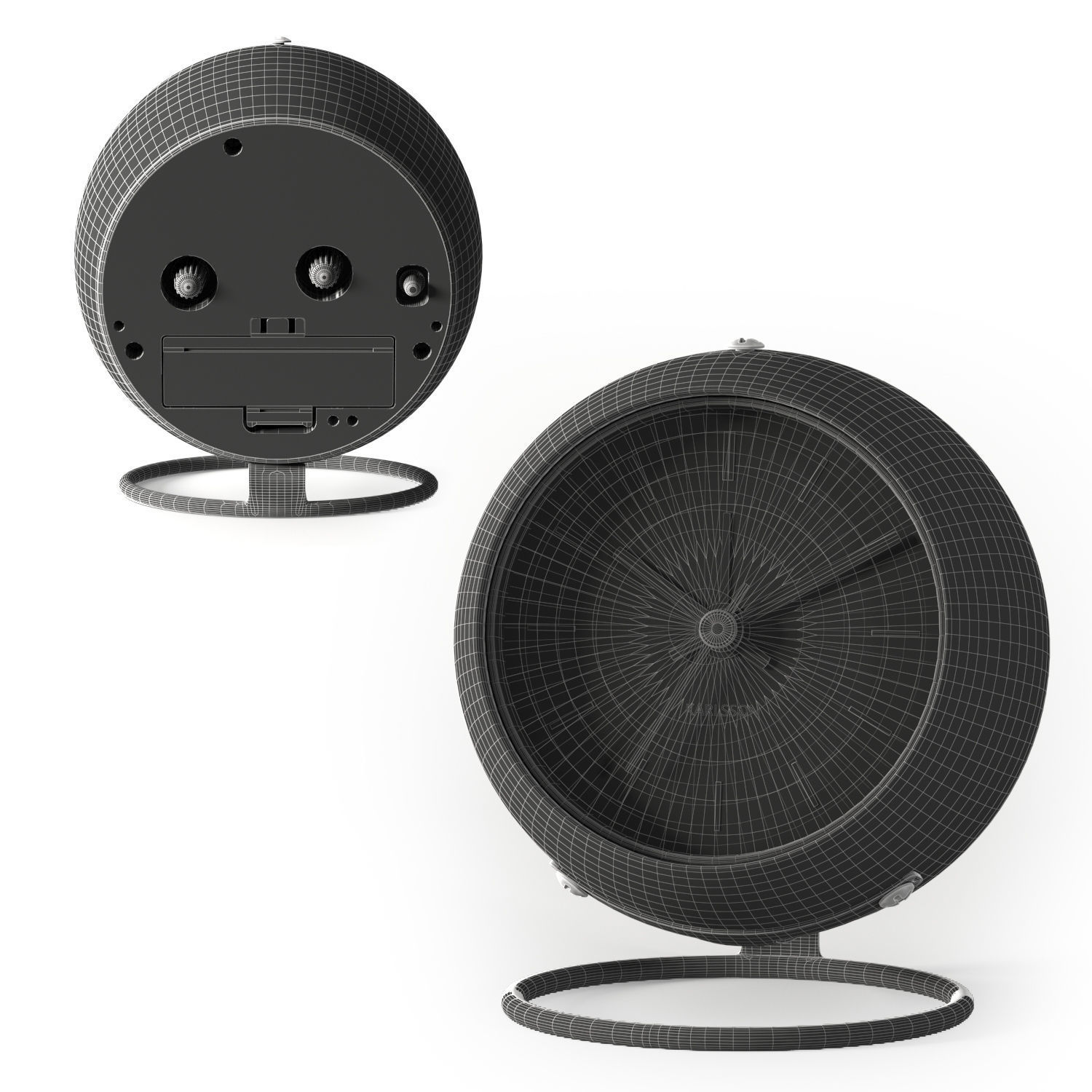 Karlsson Alarm Clock Globe Low-poly 3D model_2