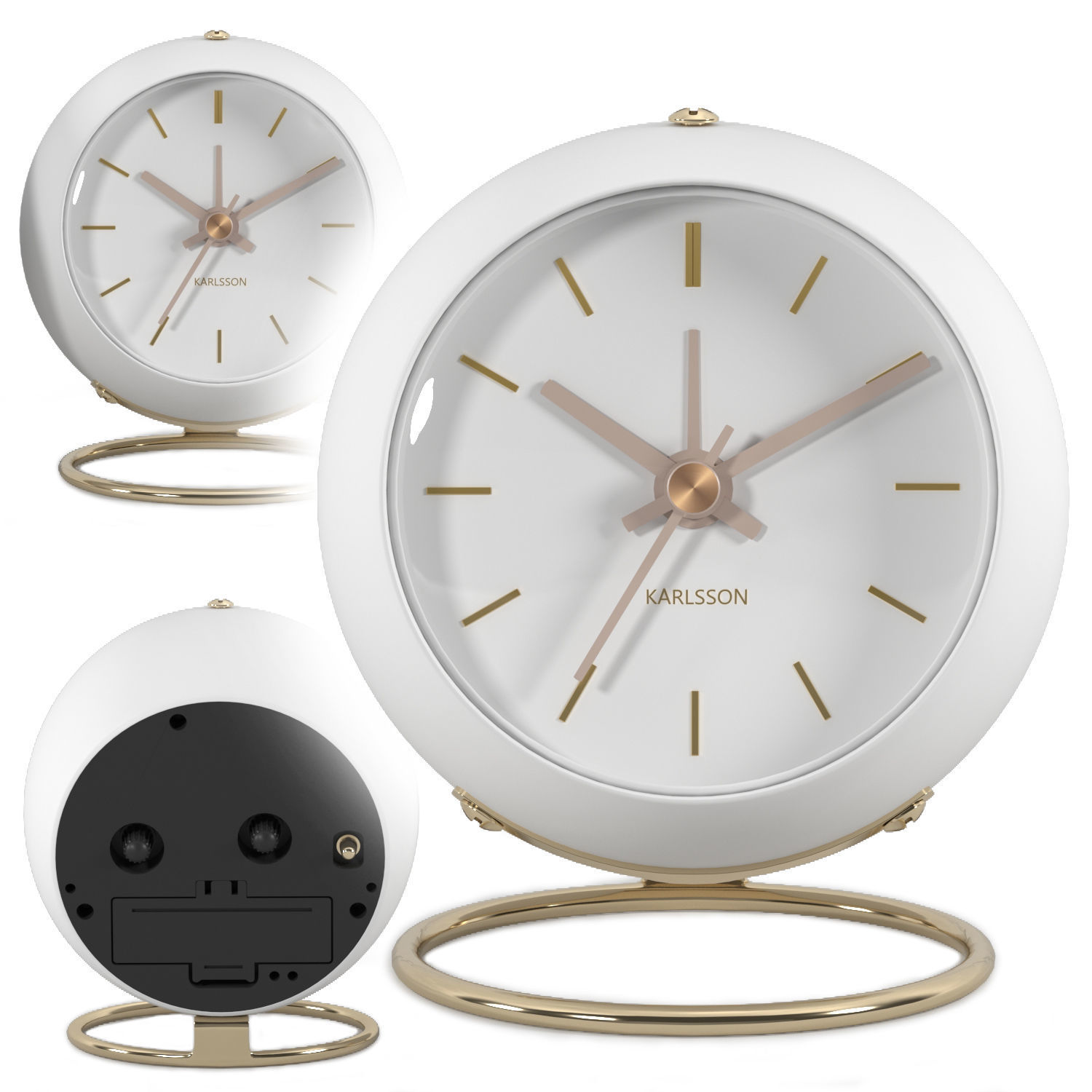Karlsson Alarm Clock Globe Low-poly 3D model_1
