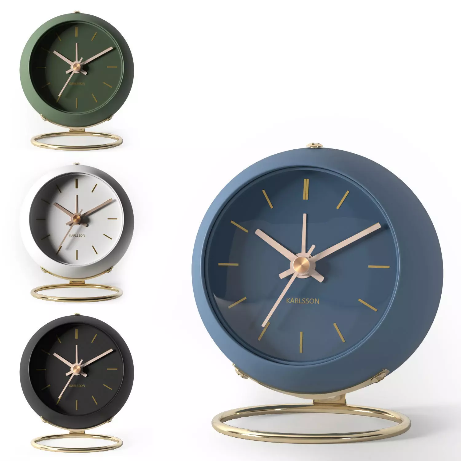 Karlsson Alarm Clock Globe Low-poly 3D model_0
