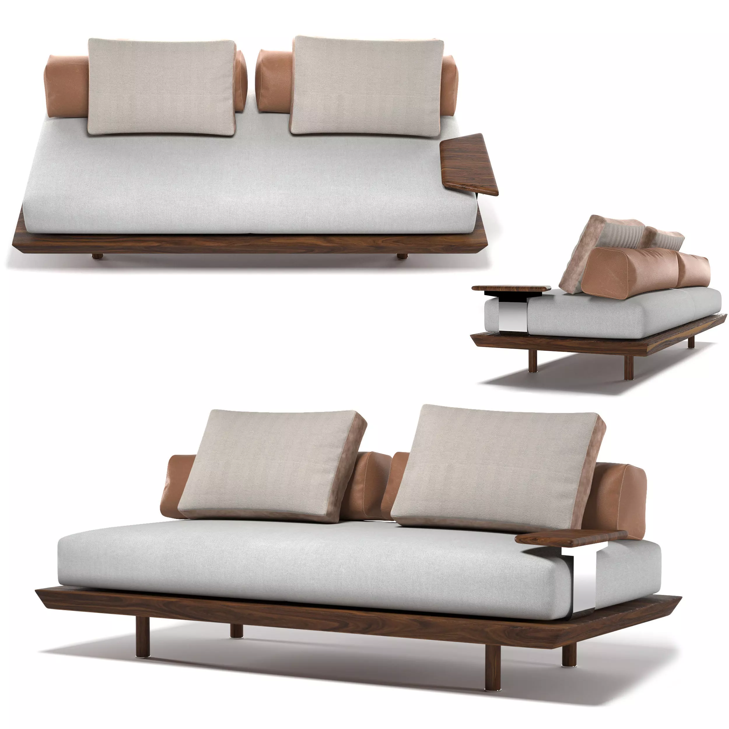 Caprera Sofa 3D model_0