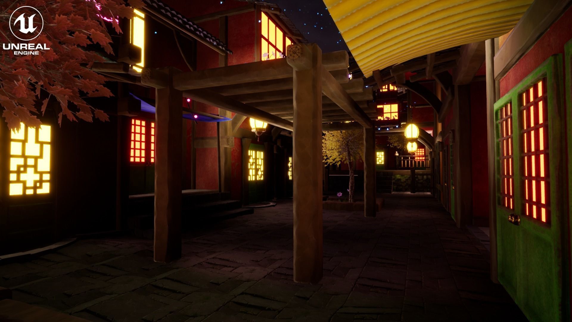 Fantasy Town Vol 1 For Unreal And Unity Low-poly 3D model_4