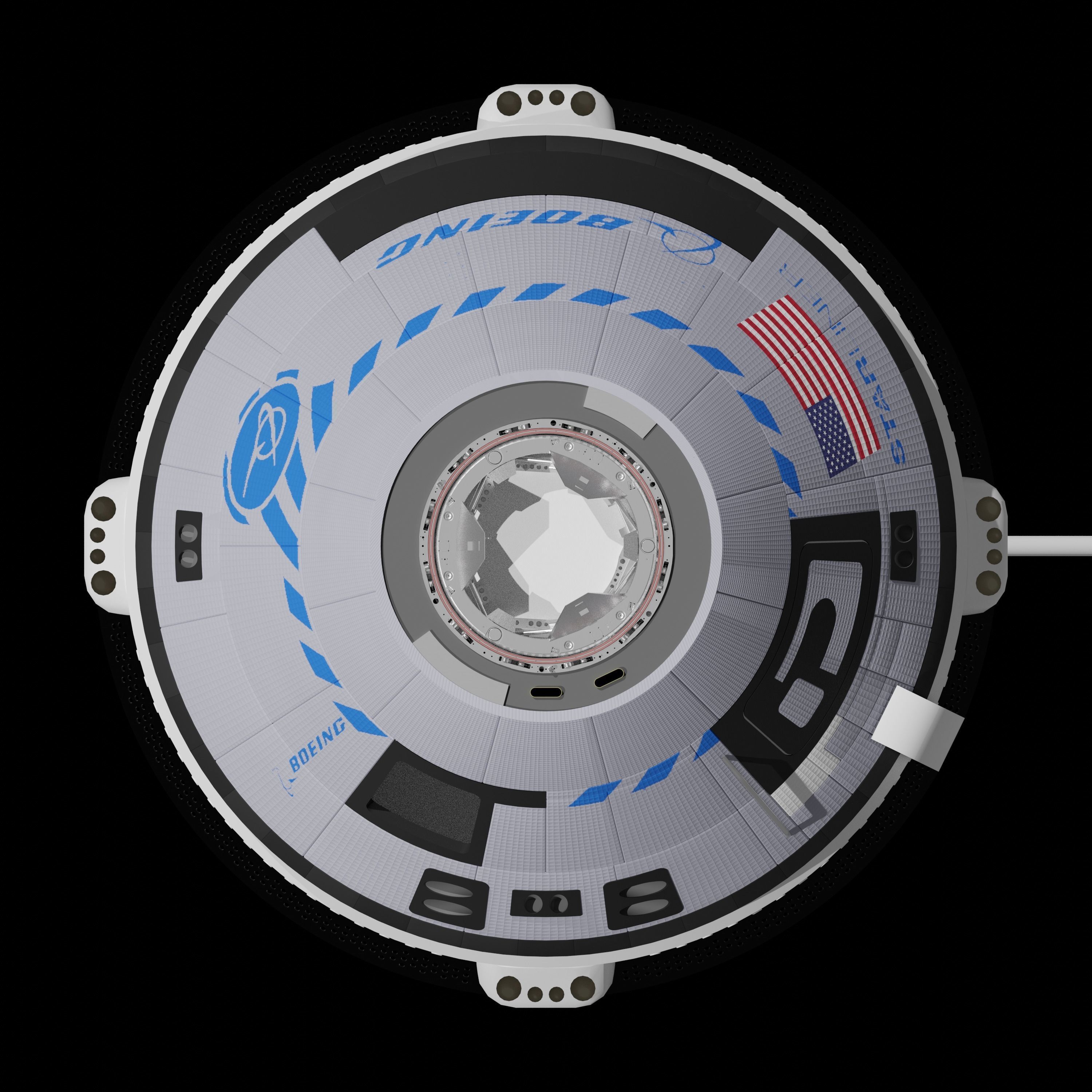 Boeing CST-100 Starliner 3D model_3