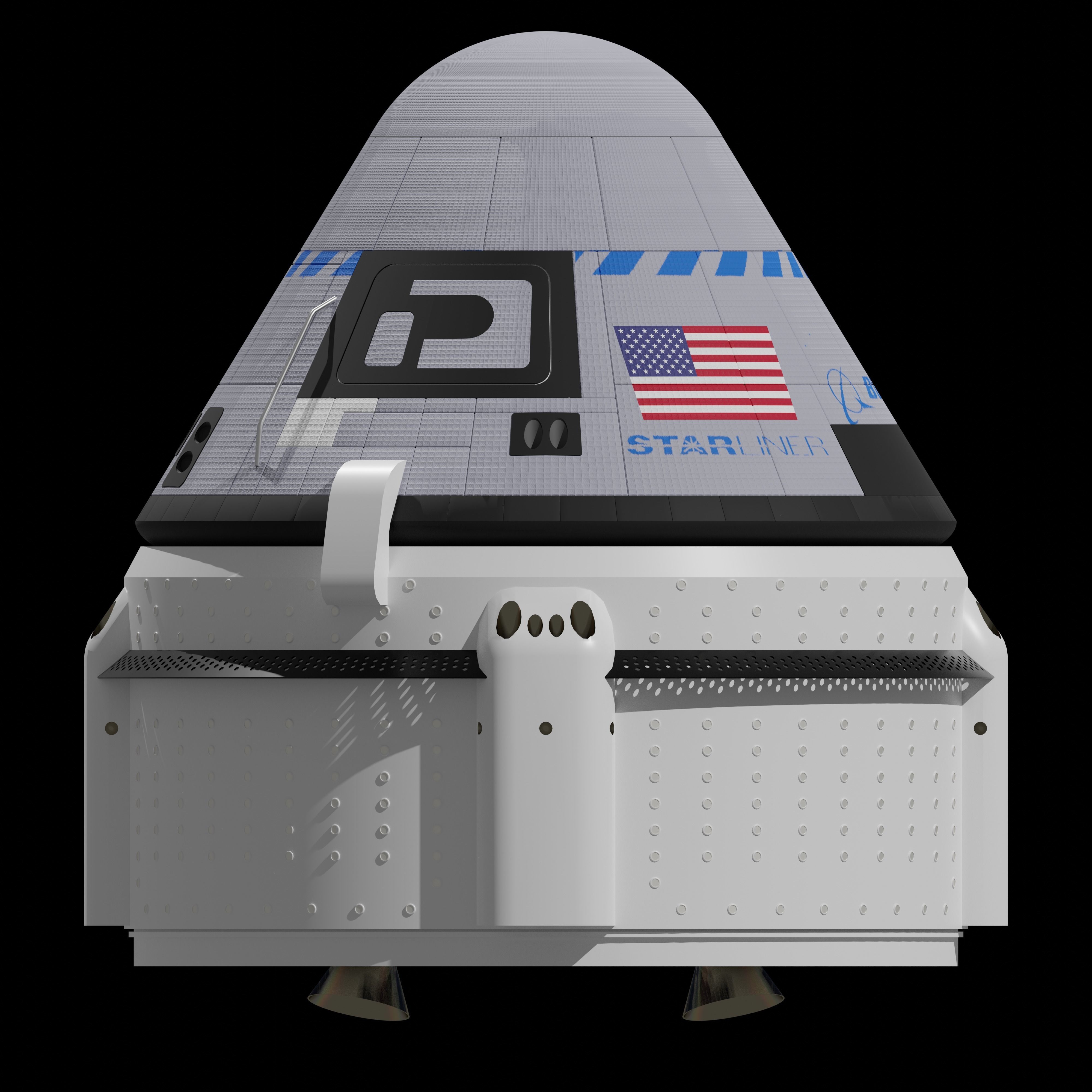 Boeing CST-100 Starliner 3D model_1