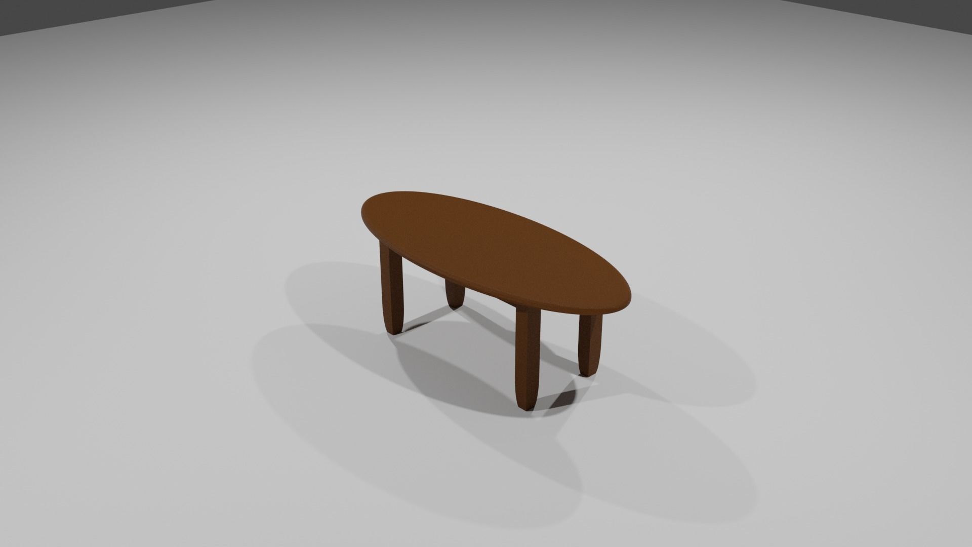 Dining table Free 3D model_1
