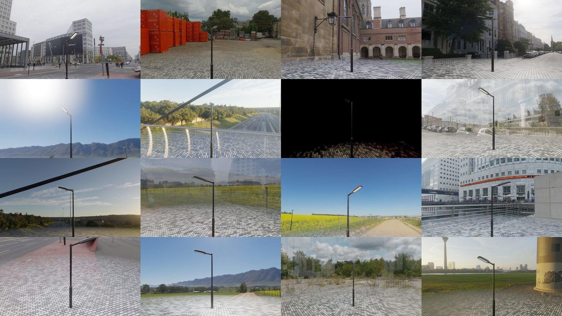 Street Light 11 3D Model Collection_1