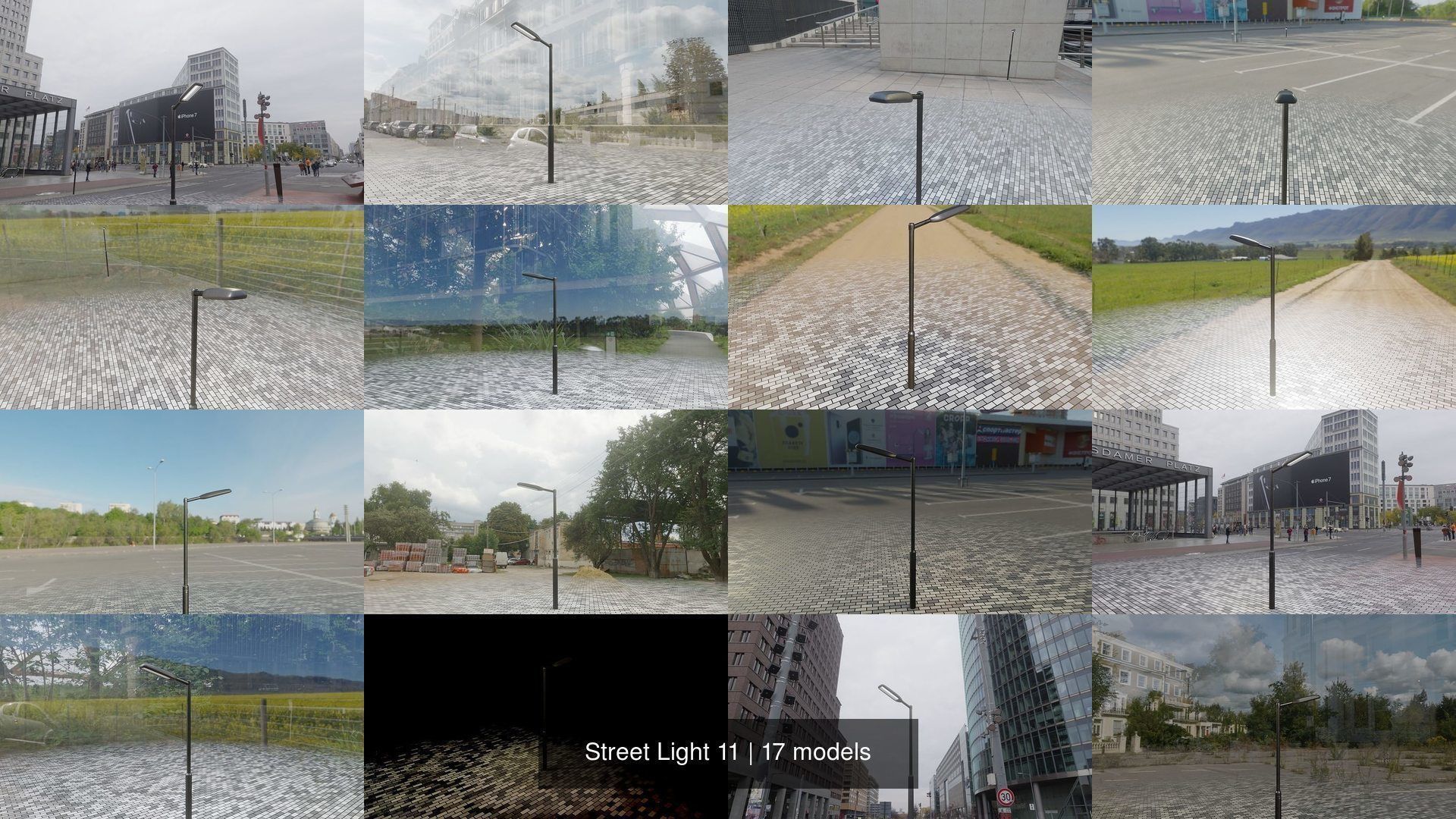 Street Light 11 3D Model Collection_2