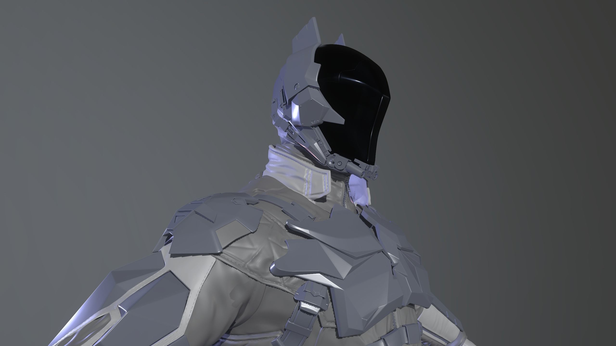 Character Batman Arkham Knight High poly 3D model_6