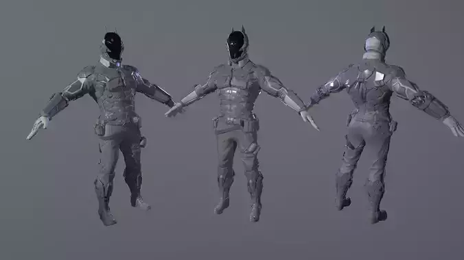 Character Batman Arkham Knight High poly