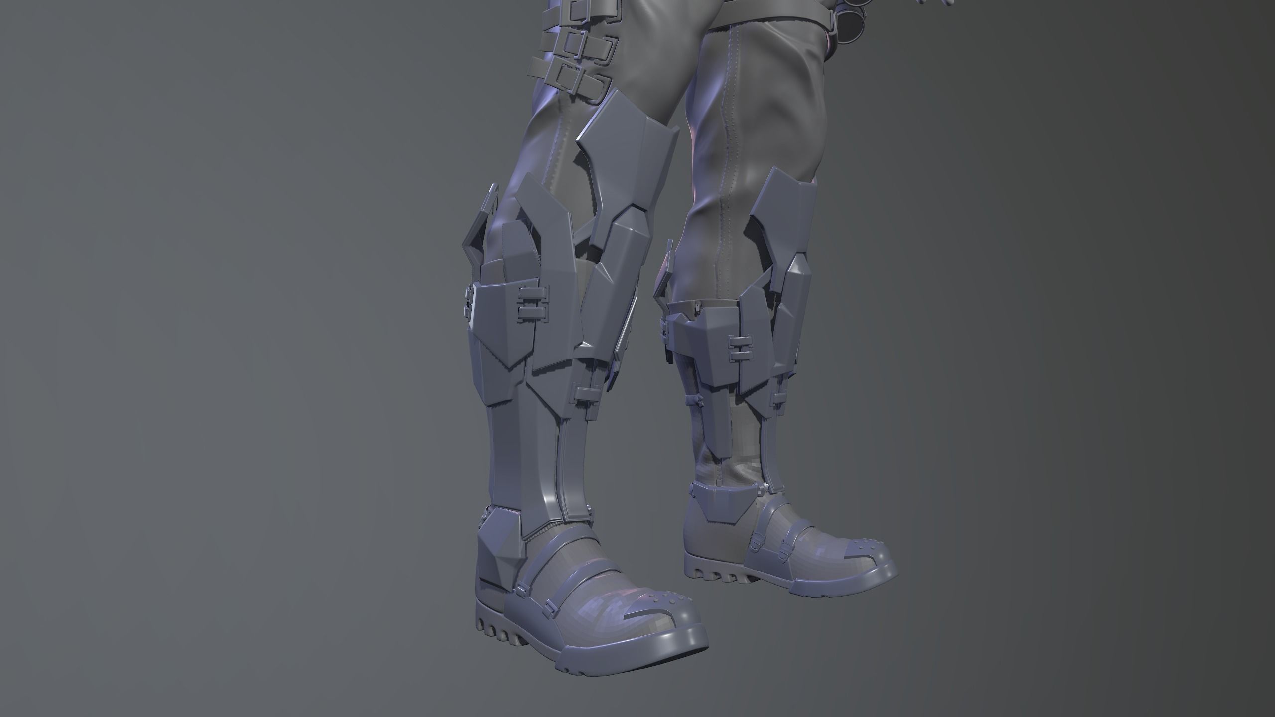 Character Batman Arkham Knight High poly 3D model_8