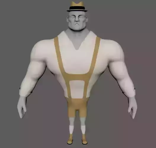 Yodeling Macho Character