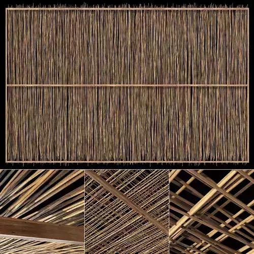 Ceiling thin branch rectangle n1