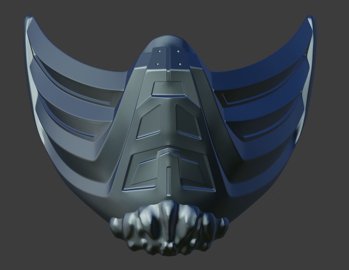 Sub Zero mask like as from Mortal Kombat film 1995 for cosplay 3D print model
