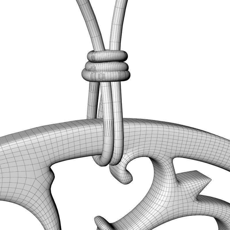 Tree Pendant 001 3D print model_29