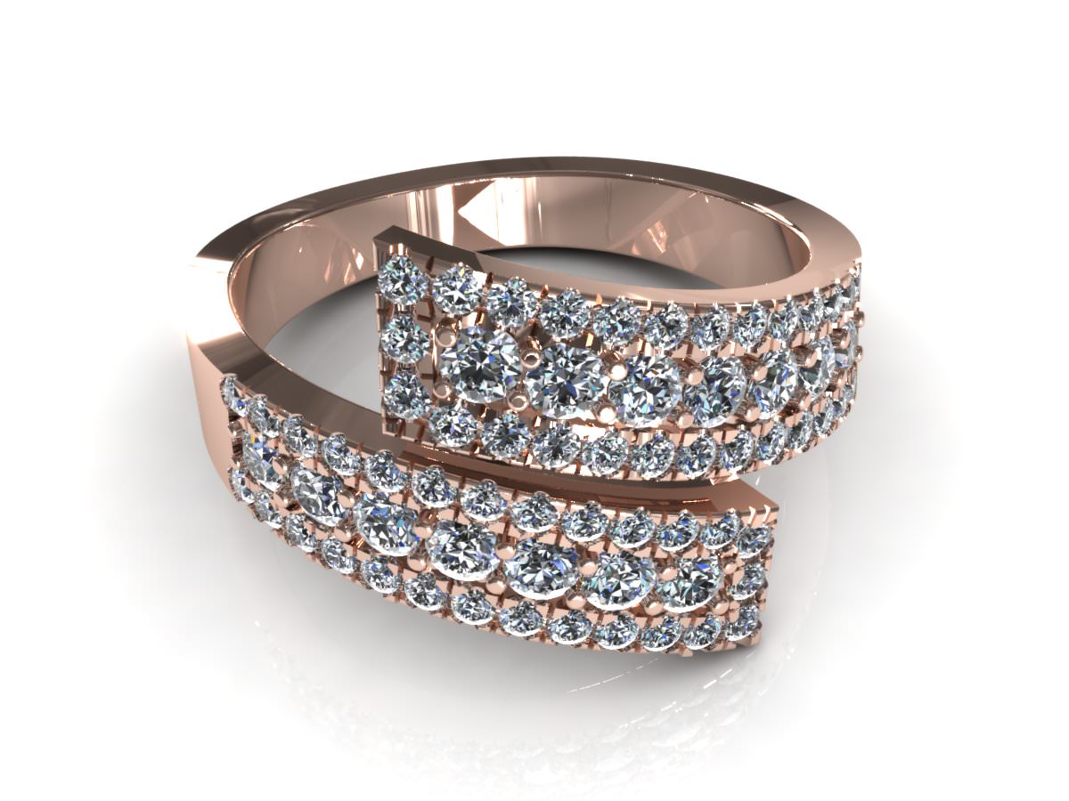 C3D Diamond Ring 005 3D print model_2