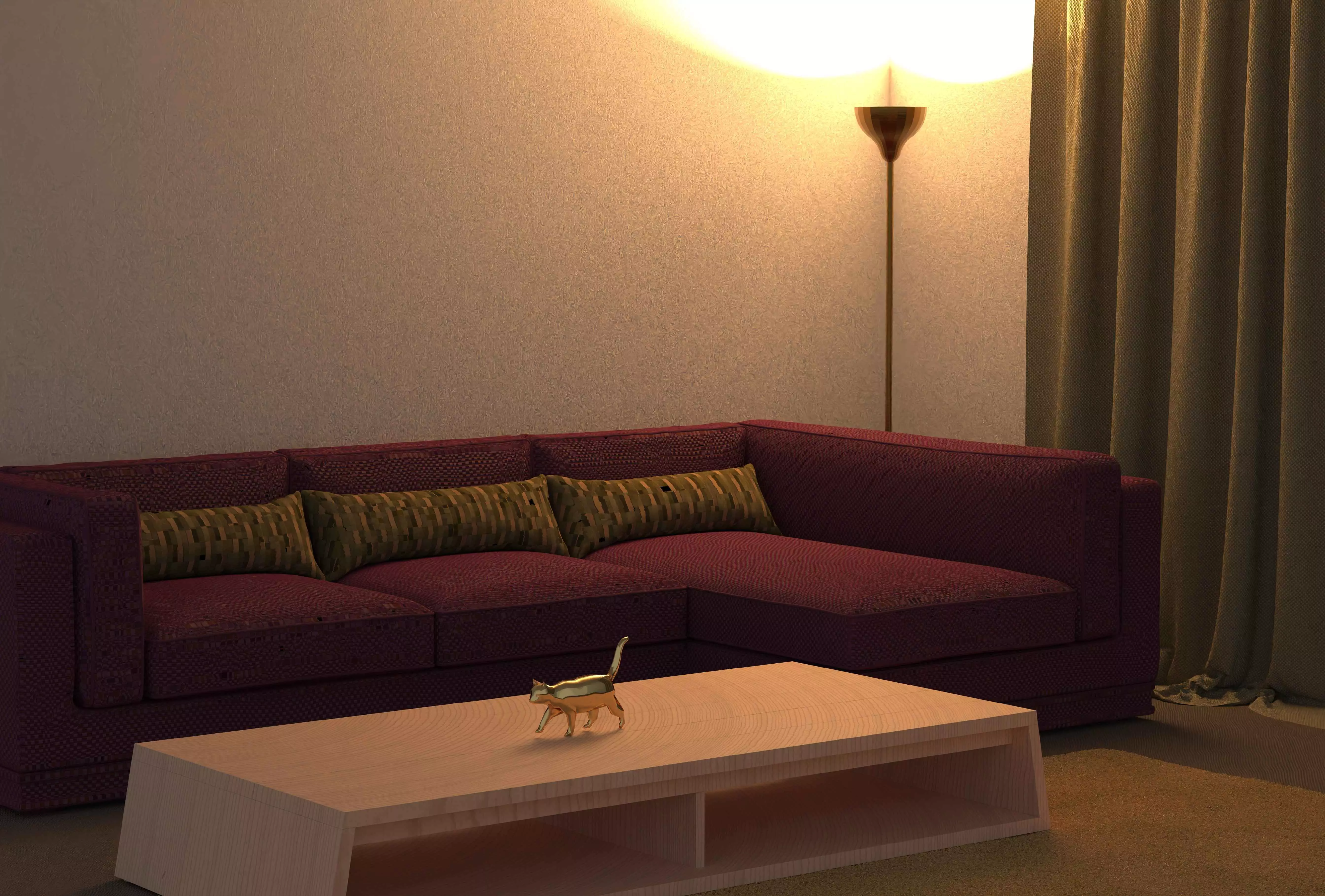 Stand Lamp Free 3D model