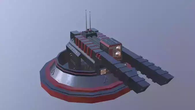 Sci Fi Hyper Turret 
