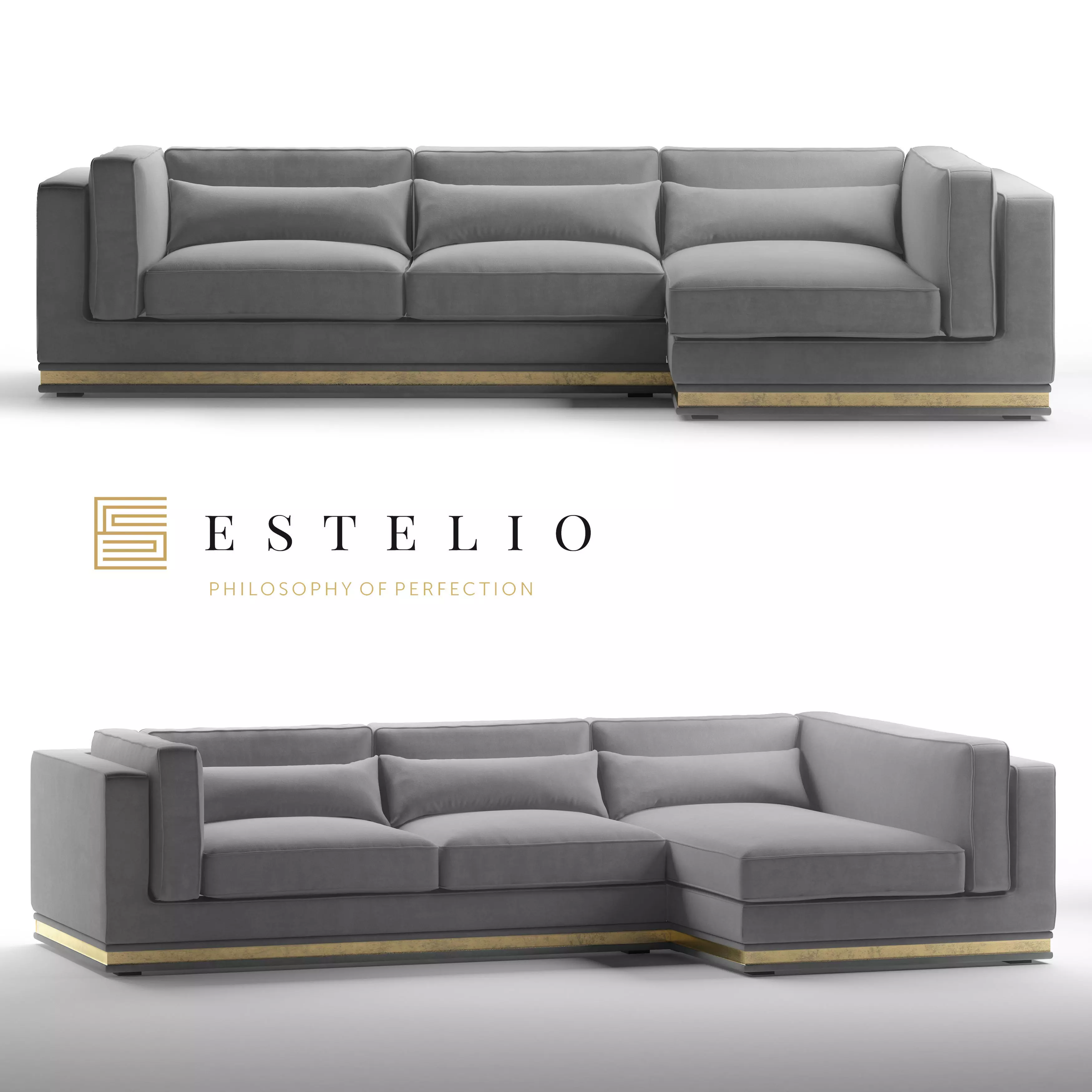 Modern Sofa Free 3D model_0