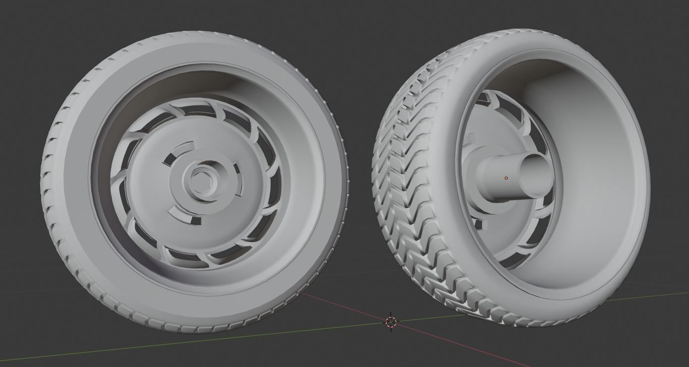 C11SP wheels Low-poly 3D model_10