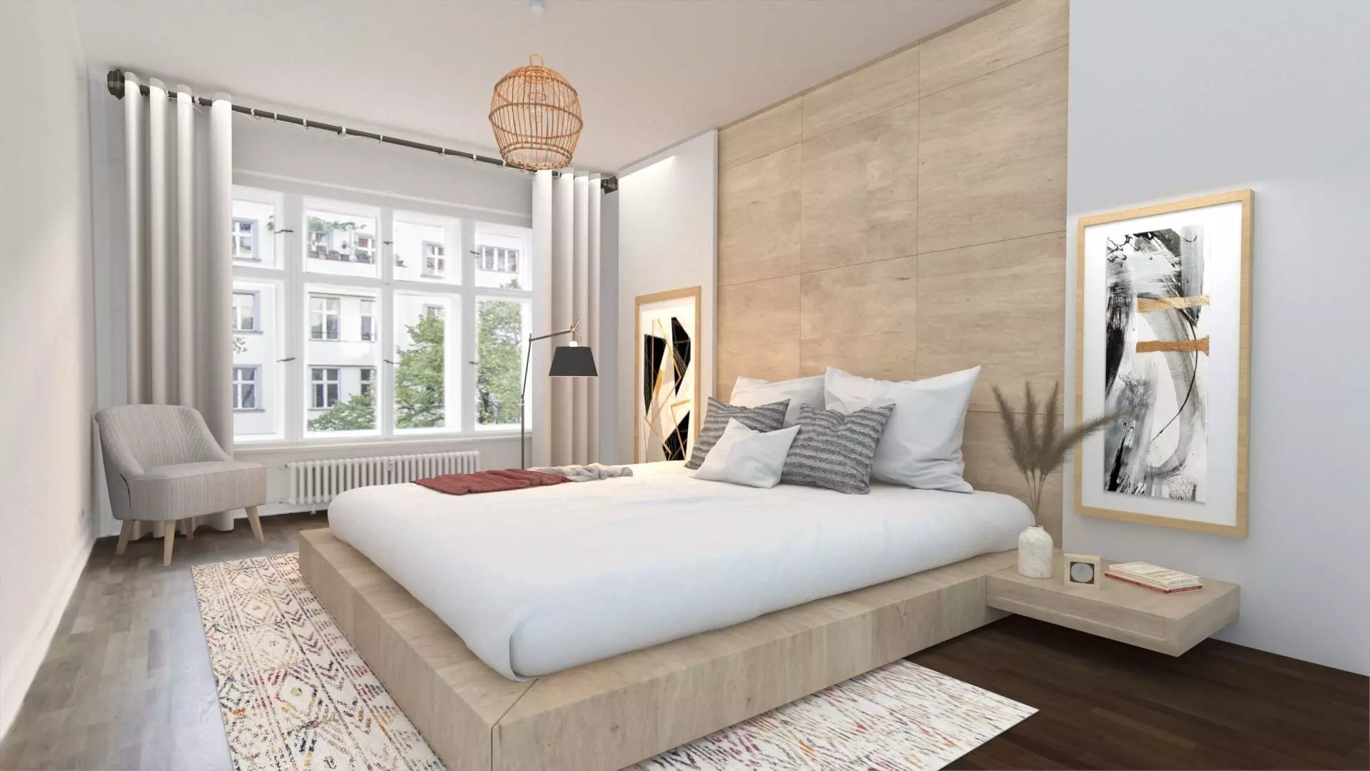 bedroom - paris 3D model